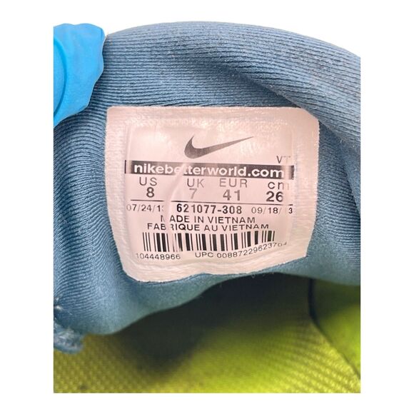 Nike Air Max 2014 Night Factor Blue / Black / Atomic Orange / Volt Size 8 US - Picture 5 of 6